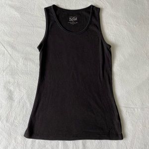 Justice Black Tank Top